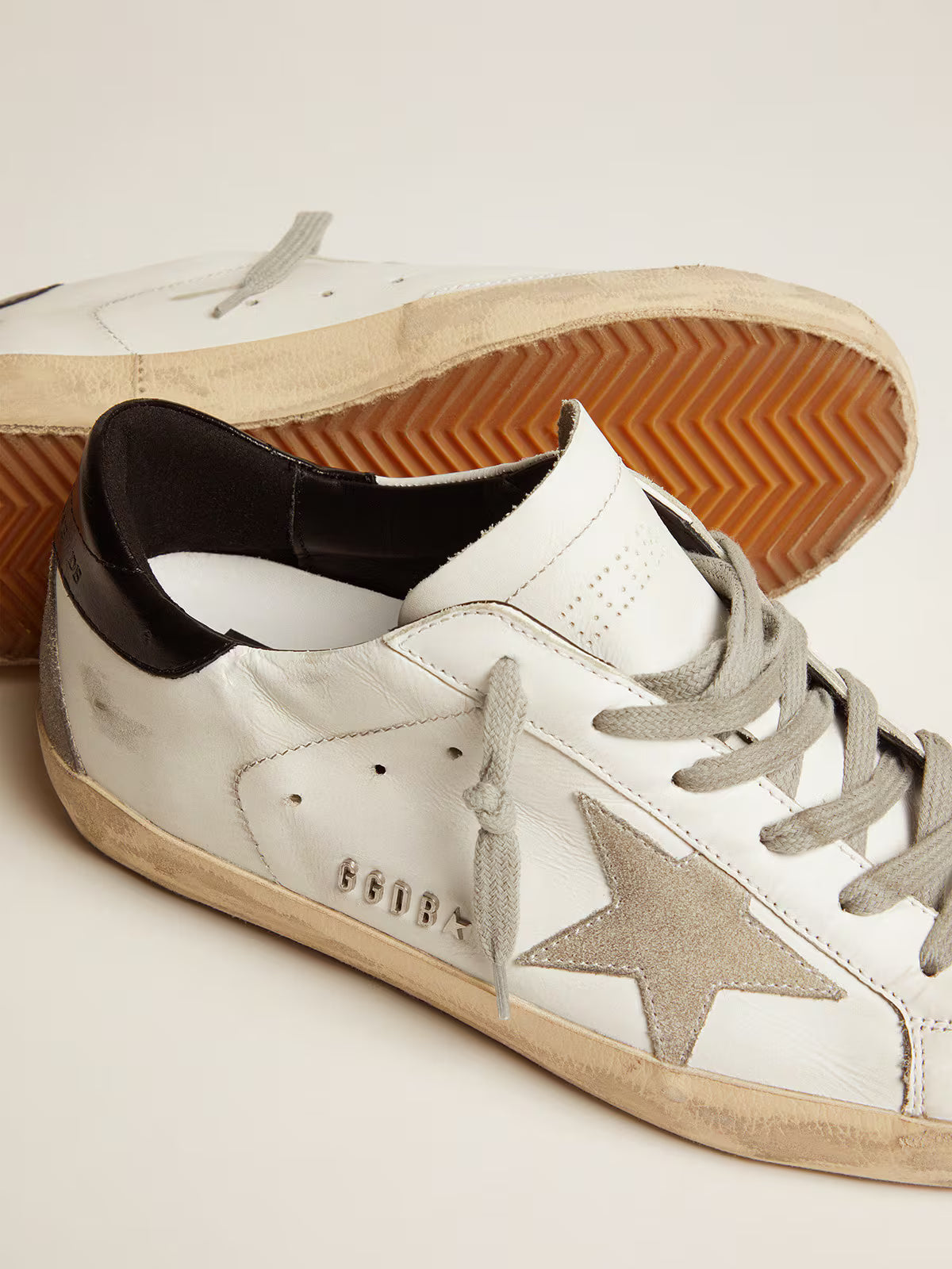 Golden Goose Super-Star avec contrefort noir