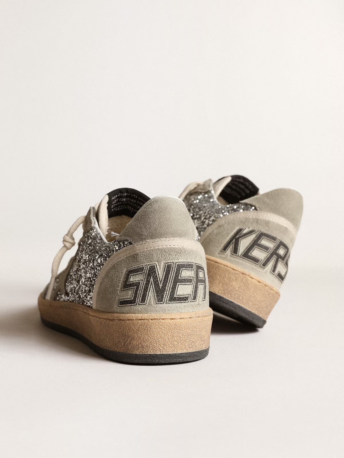Golden Goose Ball Star pour femme à paillettes argentées